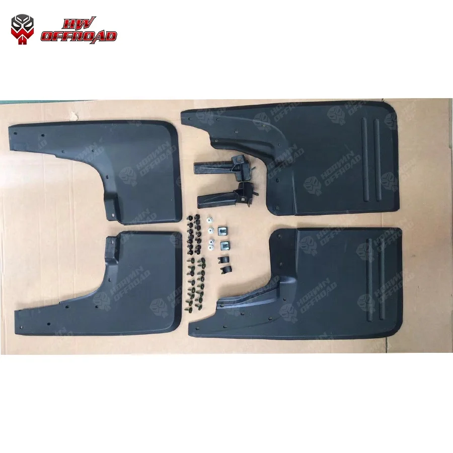 4X4 Offroad Auto Exterior Parts Fender Flares Mud Guard Flaps For Amarok 2015+