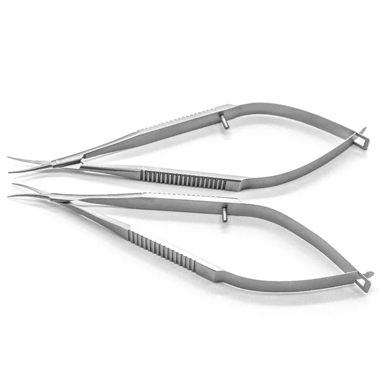 Corneal bending scissors Stainless steel ophthalmic instruments surgical scissors