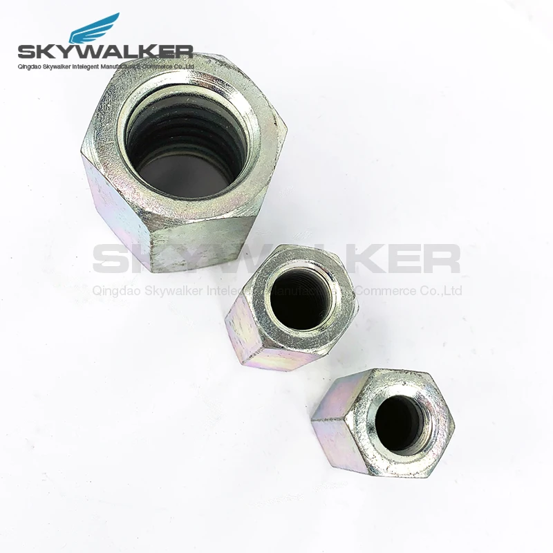 High Strength Thread Rod Hex Type M12 Stainless Steel Coupling Nuts Coupler Nut