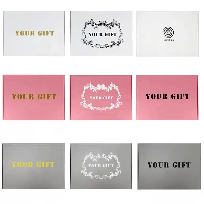 Изготовленный на заказ логотип розового цвета косметическая Гофрированная упаковка почтовая коробка Транспортировочная бумажная с гарантией качества