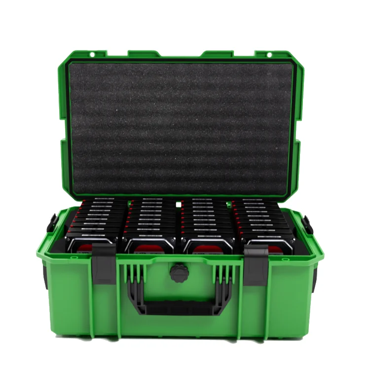 GLARY professional mobile hard drive case box all weather external hard drive case stackable hard drive transport case box