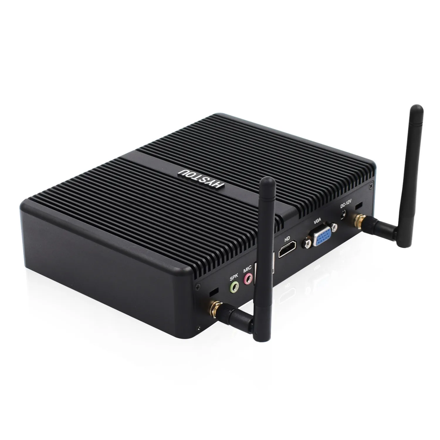 HYSTOU DDR4 32GB Computer Intel Core i5-7267U Support Win 10/11 Desktop 4k Display HD-MI Low Power Fanless Industrial Mini PC H2