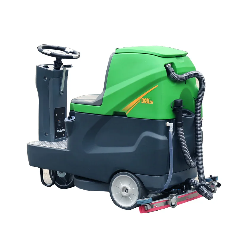 high efficiency electric walk behind ceramic tile floor scrubber cleaning machine