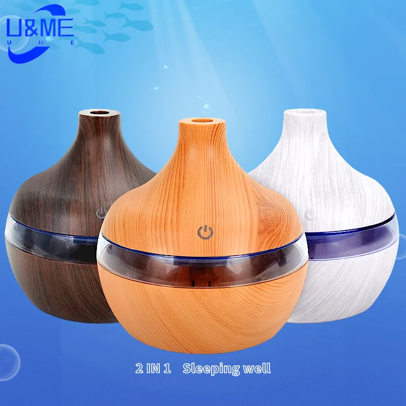 300ml Air Aroma Ultrasonic Humidifier Led Lights  Electric Aromatherapy Essential Oil Diffuser for room