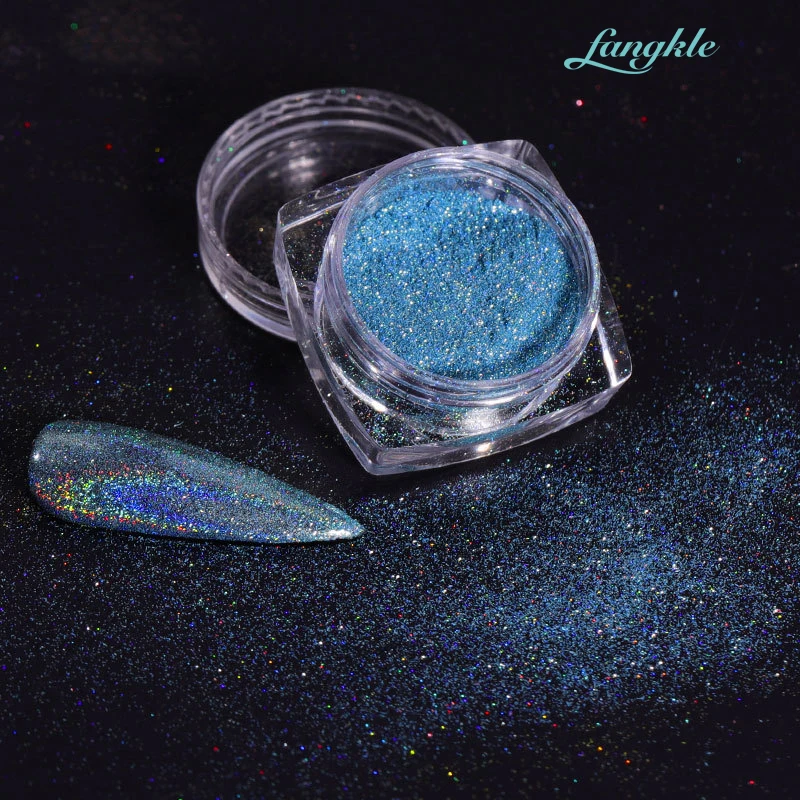 Fangkle Wholesale Holographic Powder Nail Art Glitter Powder for Salon
