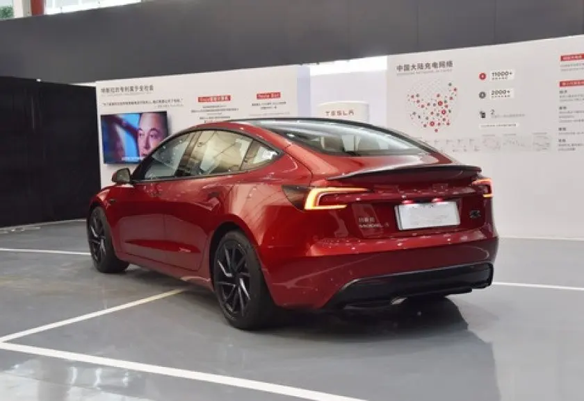 2024 Tesla Model 3 All-Wheel Drive EV High-Performance Car with Leather Seats Rear Camera Left Steering for Acura