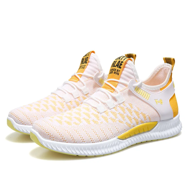 manufacturer  flying knit white casual shoes vapors plus new fashion air comfortable sneakers  sports shoes for men