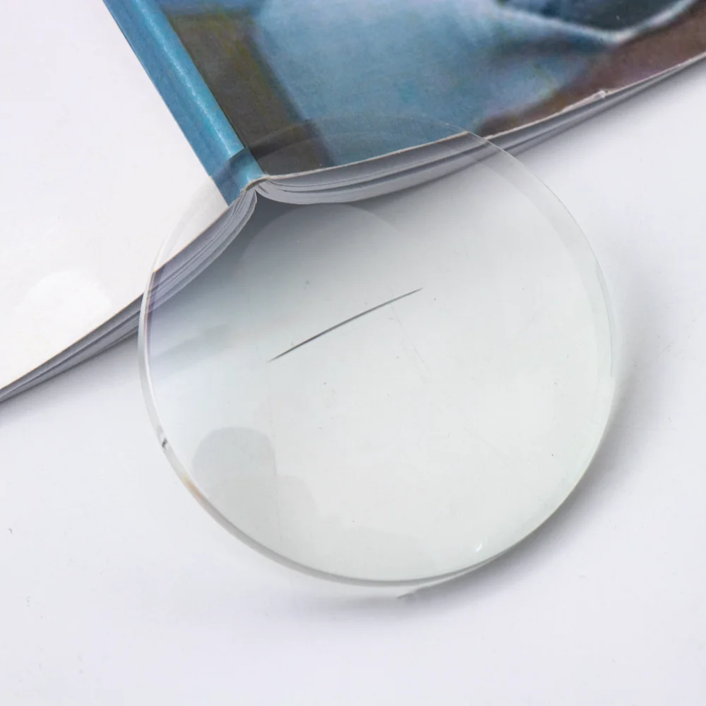 Factory Sale HMC Coating Clear Grey Brown Lens with High Index Progressive 1.74 Optical Resin Blue Light Reflection Single UV400