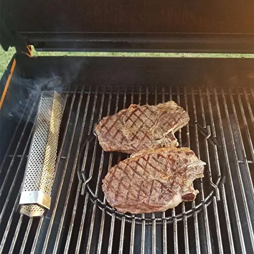 12 inch hexagonal shape AISI 304 BBQ pellet smoker tube