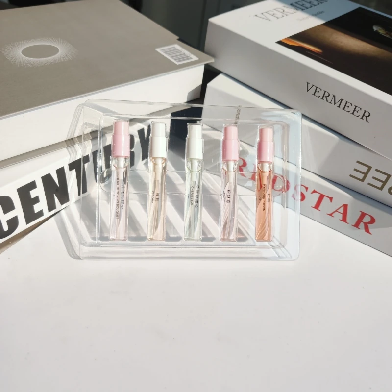 Wholesale Mini Portable Pocket Perfume Gift Set for Women Original Brand 5ml*5 Long-Lasting Floral Eau de Parfum Body Spray