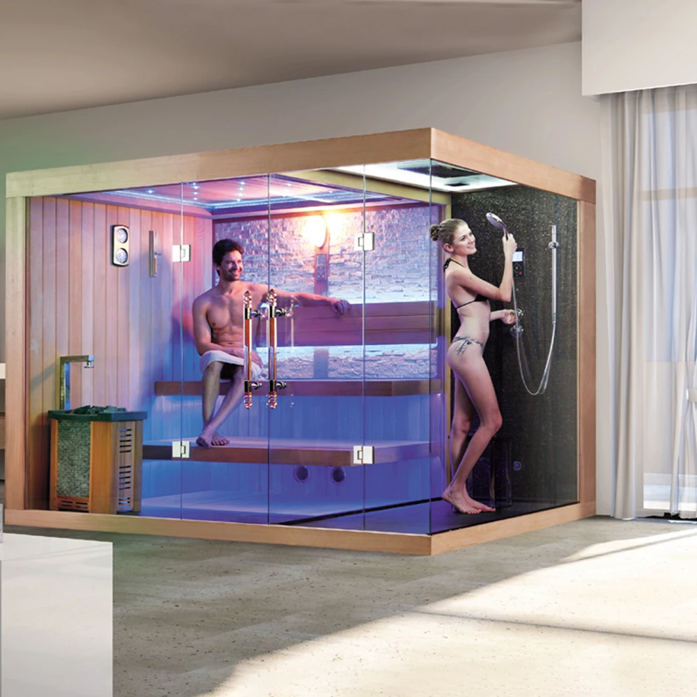 HS-SR1246 Luxury Sauna Room for Sale, Sauna House, Modern Big Sauna