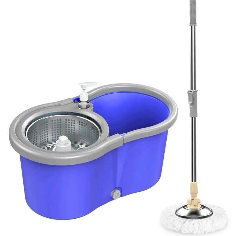  Guzex Household Spin magic spin mop 360 with microfiber head refill and stainless twisted
