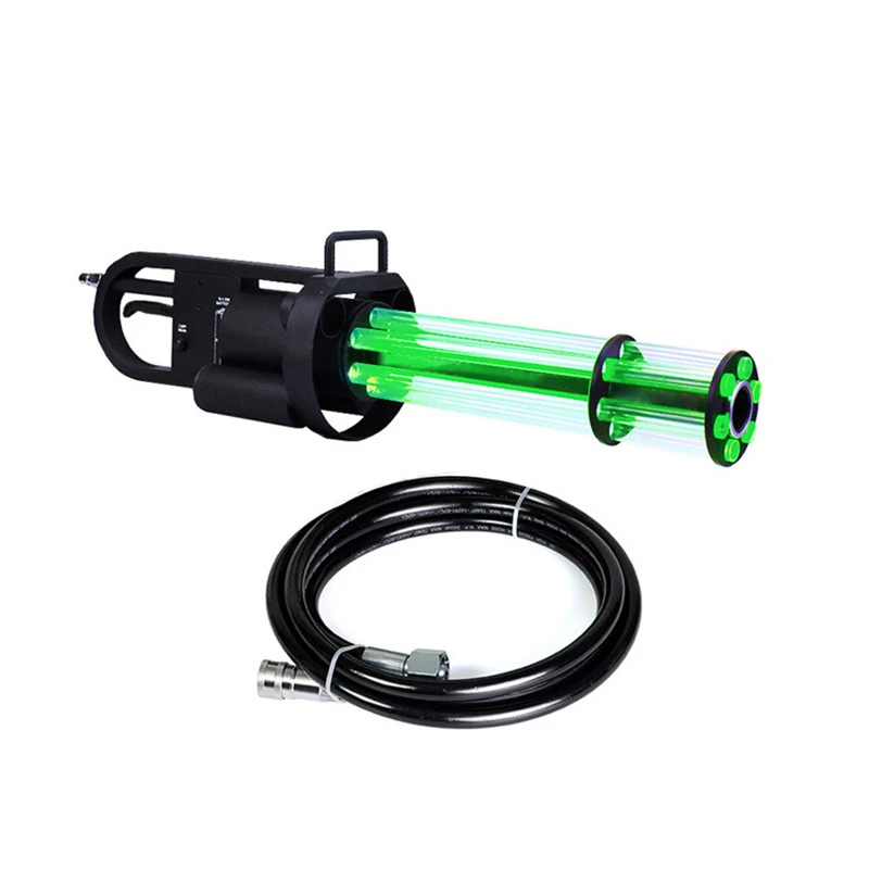 LED Handhold CO2  Jet Machine Gatling Fog Gun Stage Effect stage light with remote control dj smoke machine