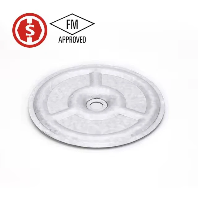 FM Approved HOT Sale  Roofing Accessories Metal Plates Fasteners Insulation Plates