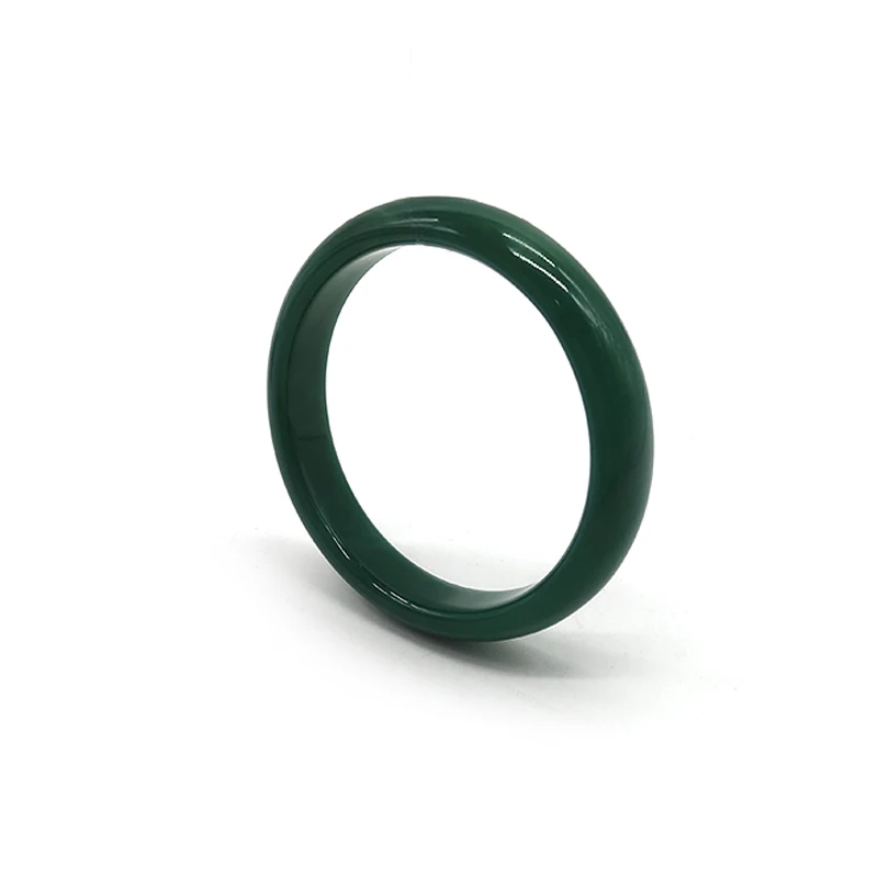 Wedding Gift  Natural Green Jadeite Jade Bangle Bracelet Handmade Jade Bangle