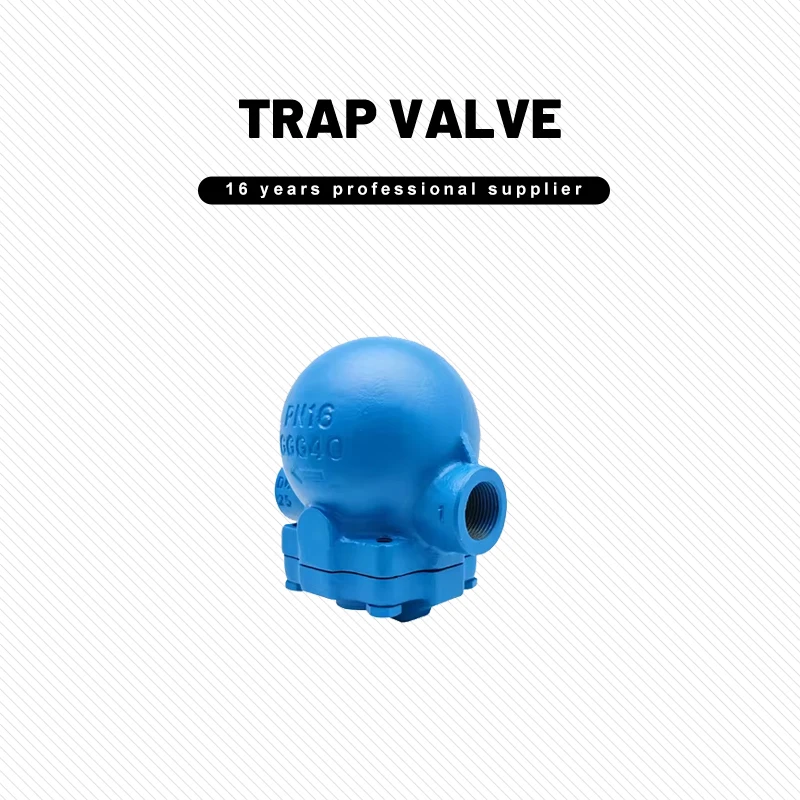 Domestic High Quality Floating Ball Trap Valve FT44-10 PN16 Flange Connection Lever Floating Ball Trap Valve