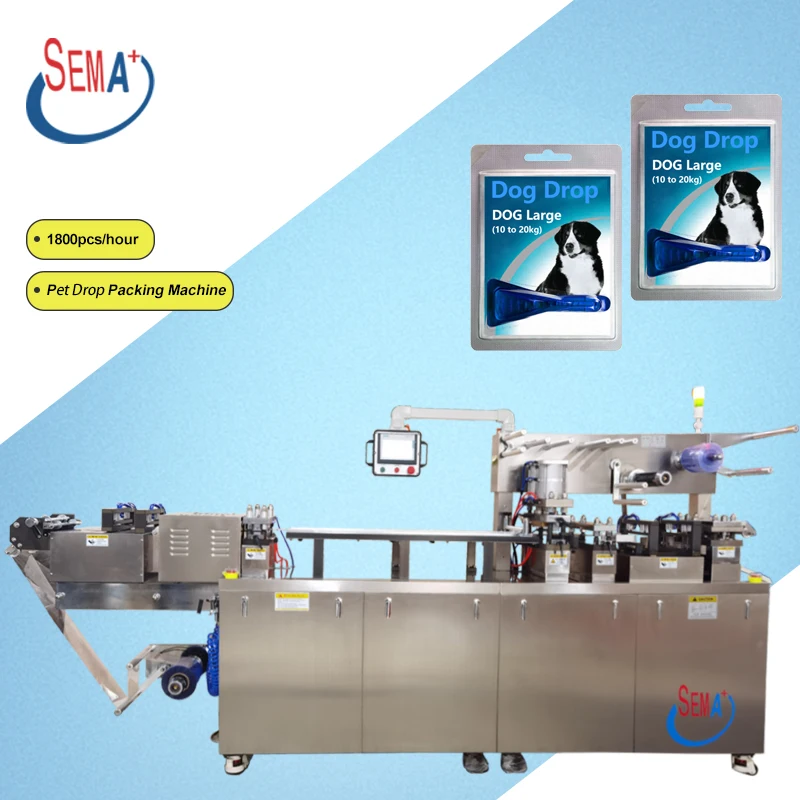Liquid Aluminum Plastic Blister Packing Machine for Pet Dog Drops blister pack machine