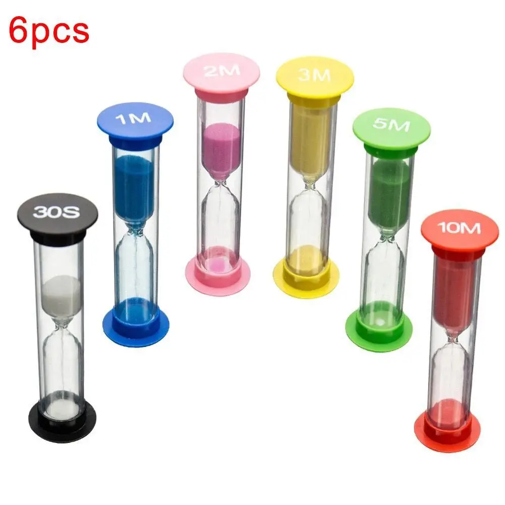 Hourglass timer Fall-proof plastic three-minute suction cups for kids Creative gift brushing timer for students