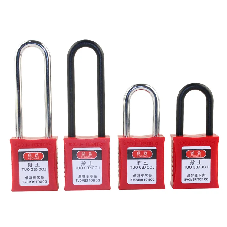 76mm 38mm Steel Shackle Color Safety Aluminum Lock Out Tagout Padlock