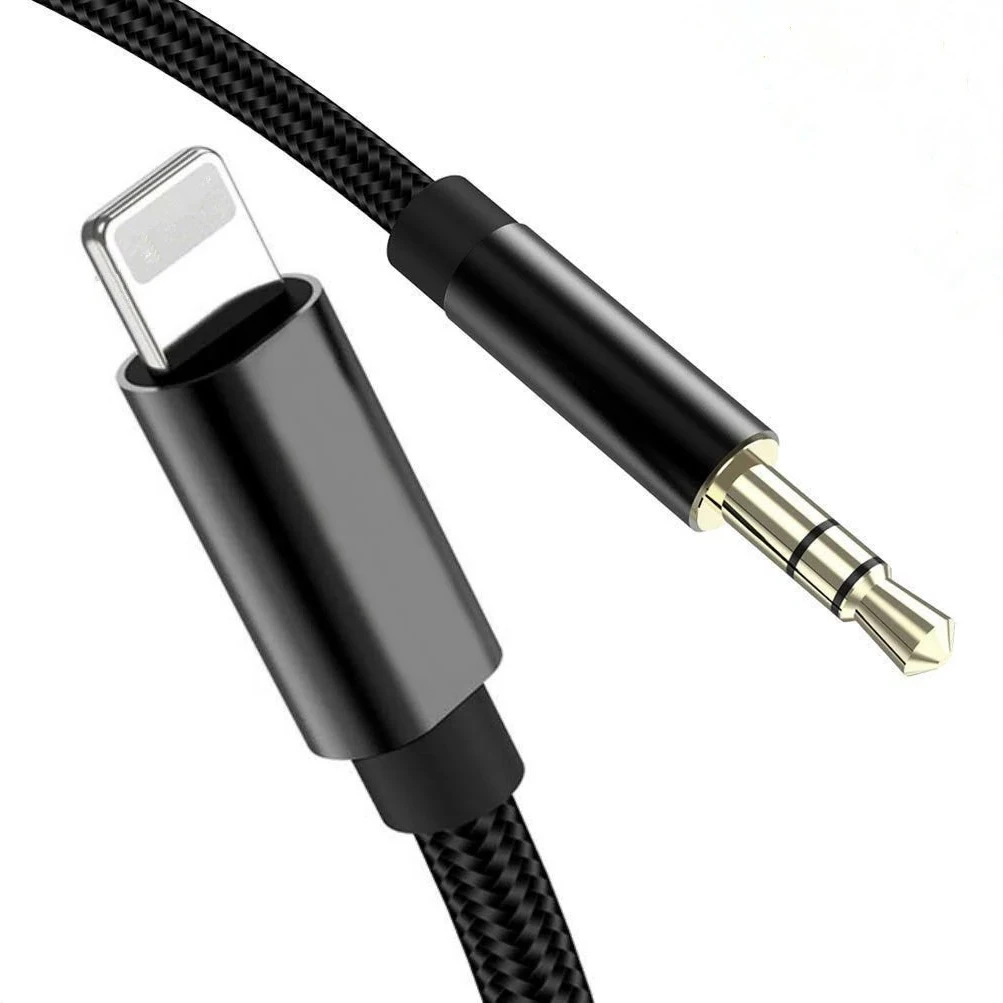 3,5 мм разъем для lightning 8pin мужской аудио адаптер Aux кабель для Iphone