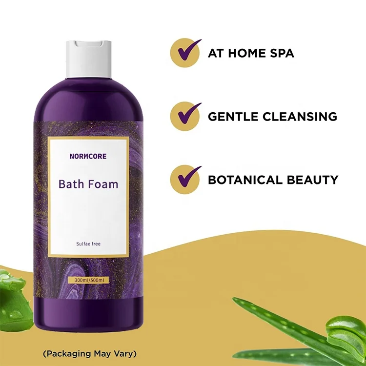 Professional Custom Bath Skin Care Factory New Design Shower Gel OEM Private Label Lavender Spa Bubble Bath
