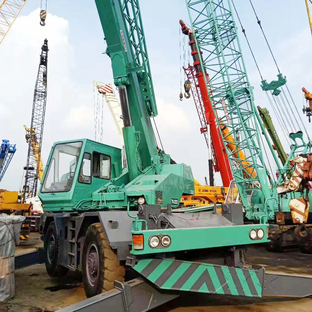 Made in Japan Used TADANO TR250M 25 Ton off Road Rough Terrain Crane with Low Price