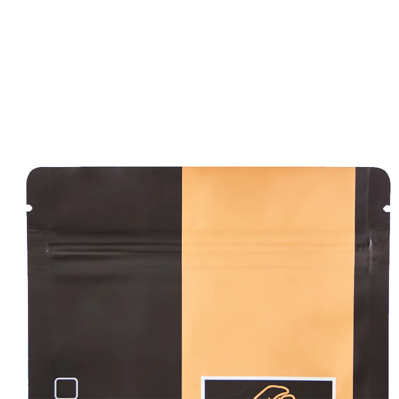 High Barrier Custom Printed 1000G 80Microns OPP/VMPET/CPP Round Corner Coffee Block Bottom Pouch Bags With Degassing Valve