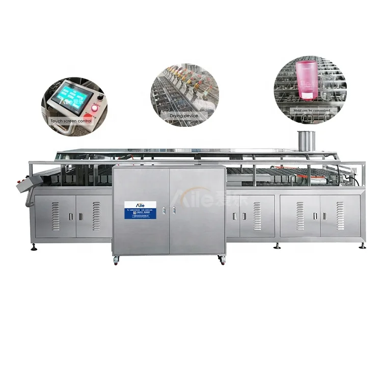 High Quality Factory Direct Recycle Glass Bottle Label Remove Machine Washing Cleaning Machine For Drying And Washing Machine