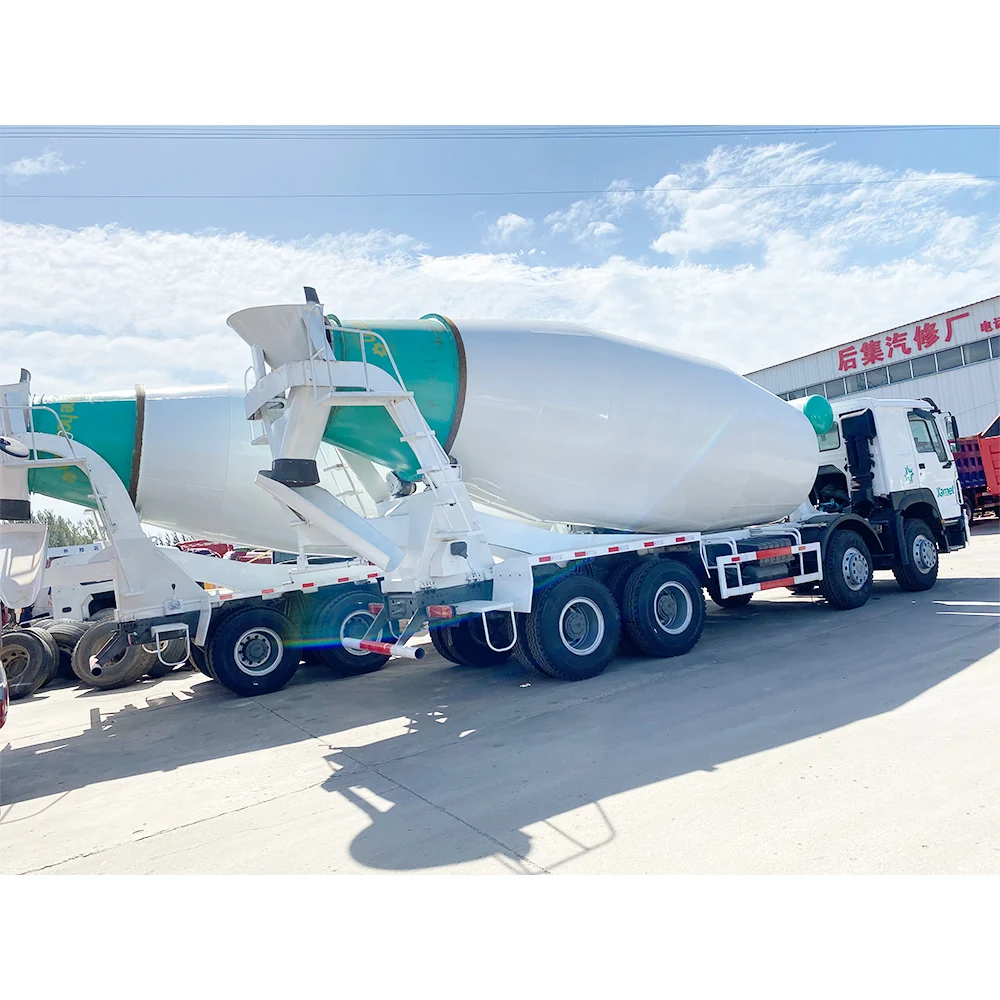 Sinotruck Howo 6x4 10 wheel Concrete Mixer Truck A7 371 420hp 12cbm howo Cement Mixer Truck