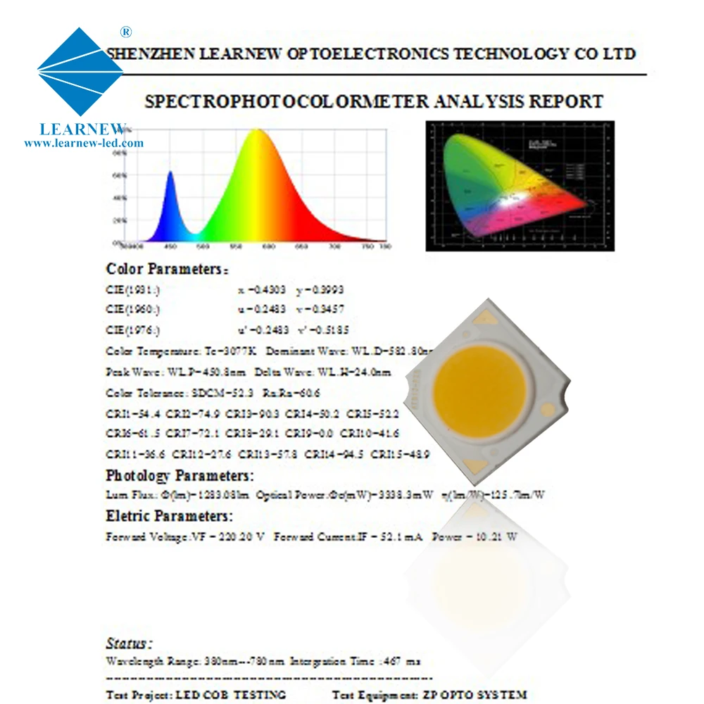 Заводская цена 3 Вт 5 7 9 12 15 20 флип-чип COBchip high CRI led cob чипы