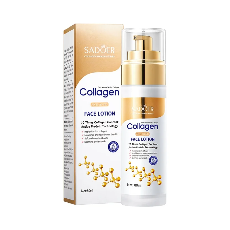 Wholesale Collagen face cream lotion Firming Moisturizing Anti-wrinkle Anti-aging Skin Care Moisturizer 80ml