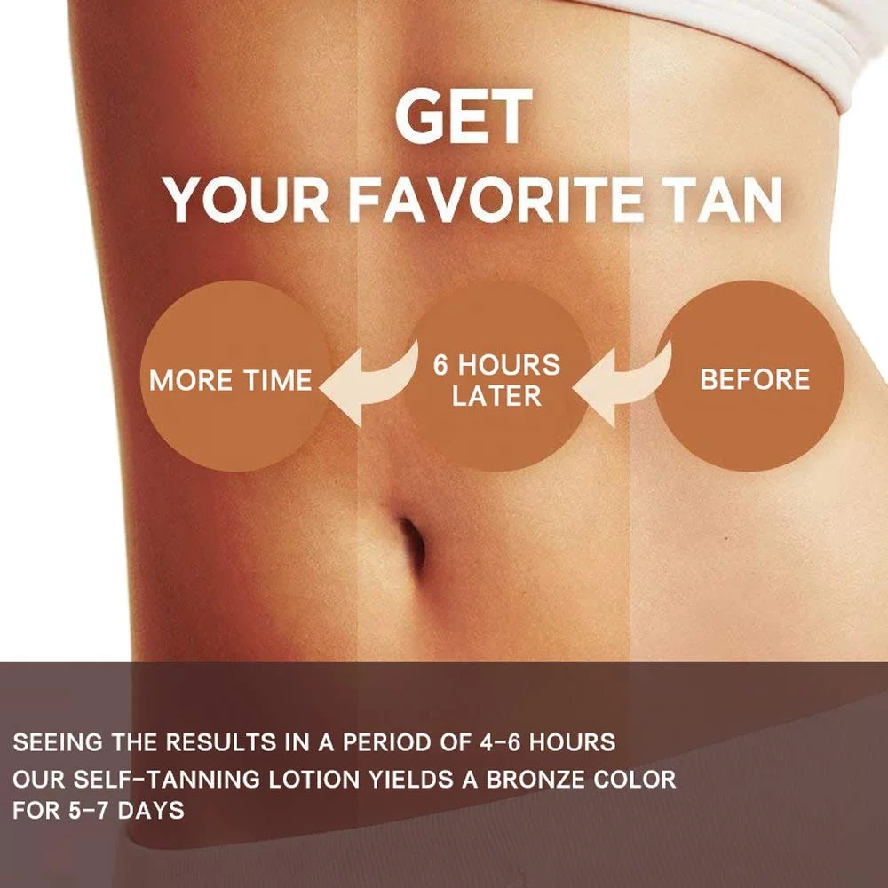 100ml Self Tanning Foam Sunless Tanner Natural DHA Tanning Mousse Body Bronzer Self Tan Mousse