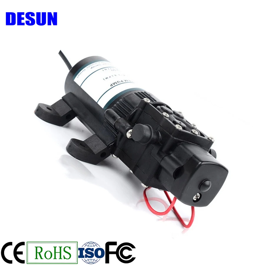 High Pressure 12V 24V DC Small Self Priming  Diaphragm Water Pump