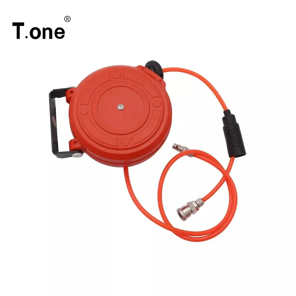 Garden Retractable Wall Mount Hydraulic Airline Water Hose Reel Automatic Compressed Air Reel