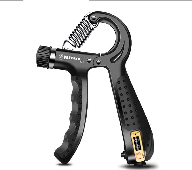 Men women adjustable counting 5 to 60kg fitness gym gripper trainer exercise hand grip strengthener