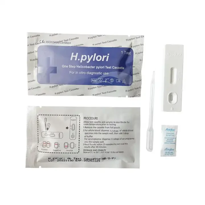 SCIENSMED Test Kit for Helicobacter Pylori Ab Whole Blood Cassette