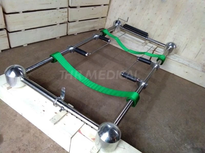 THR-LD003 Funeral Products Coffin Accessories Stainless Steel Casket Lowering Device Cemetery