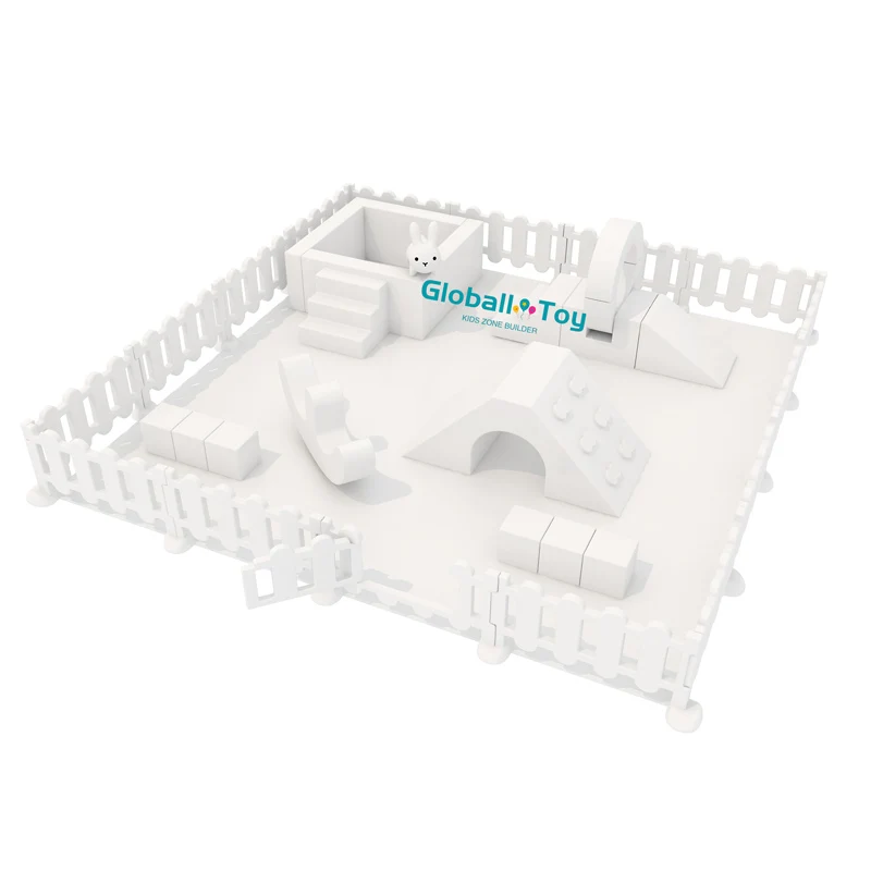 Party Rental White Toddler Softplay Package Indoor Playground Soft Play Equipment Set For children