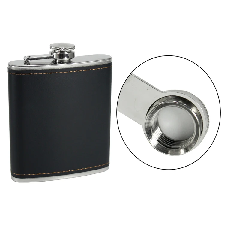 
August 2019 New Arrival Alcohol Accessories Hip Flask Leather, New Products 2019 Whiskey Liquor Gift Leather Hip Flask Holder 