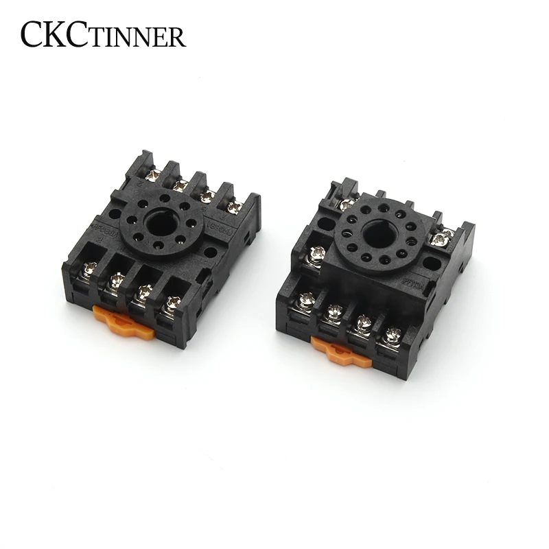 Relay Socket Base PF083A 8pin PF113A 11pin For DH48S ST3P AH3-3 MK2P JTX-2C H3CR Rail Mounting