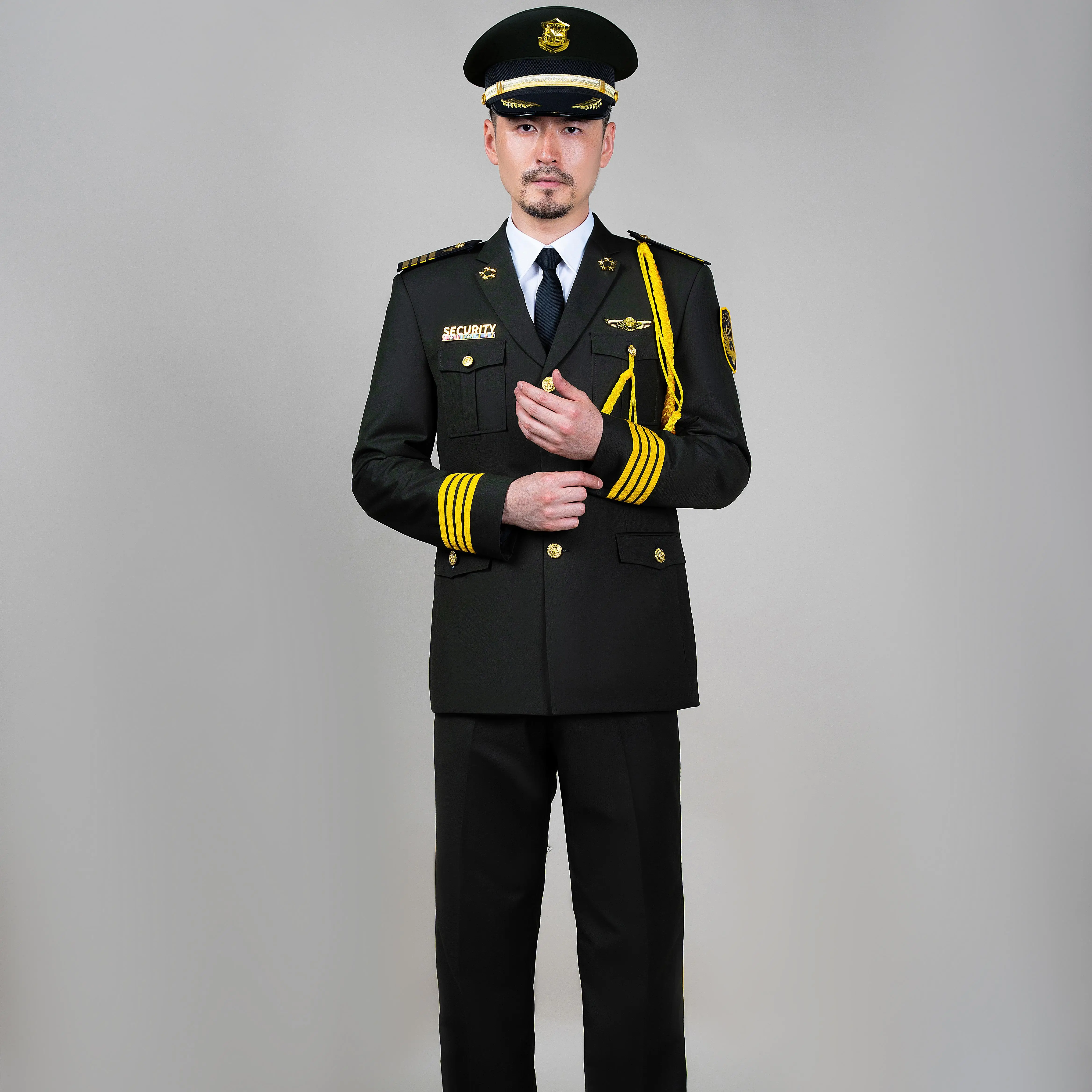 wholesale best quality Custom logo formal suit for security guard uniforms formal suit