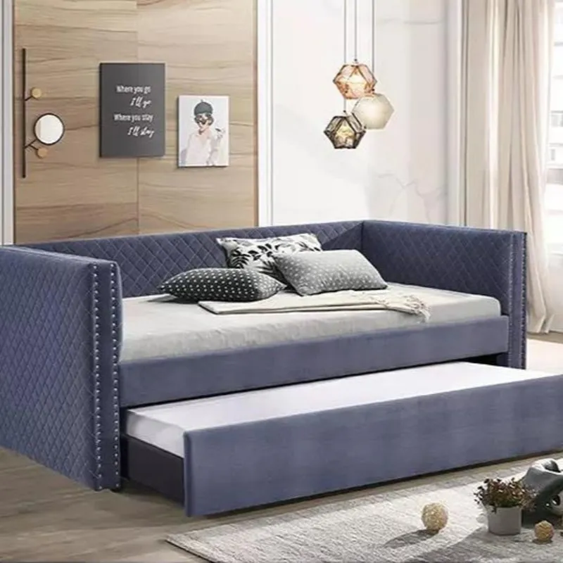 Trundle Set / Premium Steel Slat Support / Daybed and Roll Out Trundle bed  Accommodate Mattress