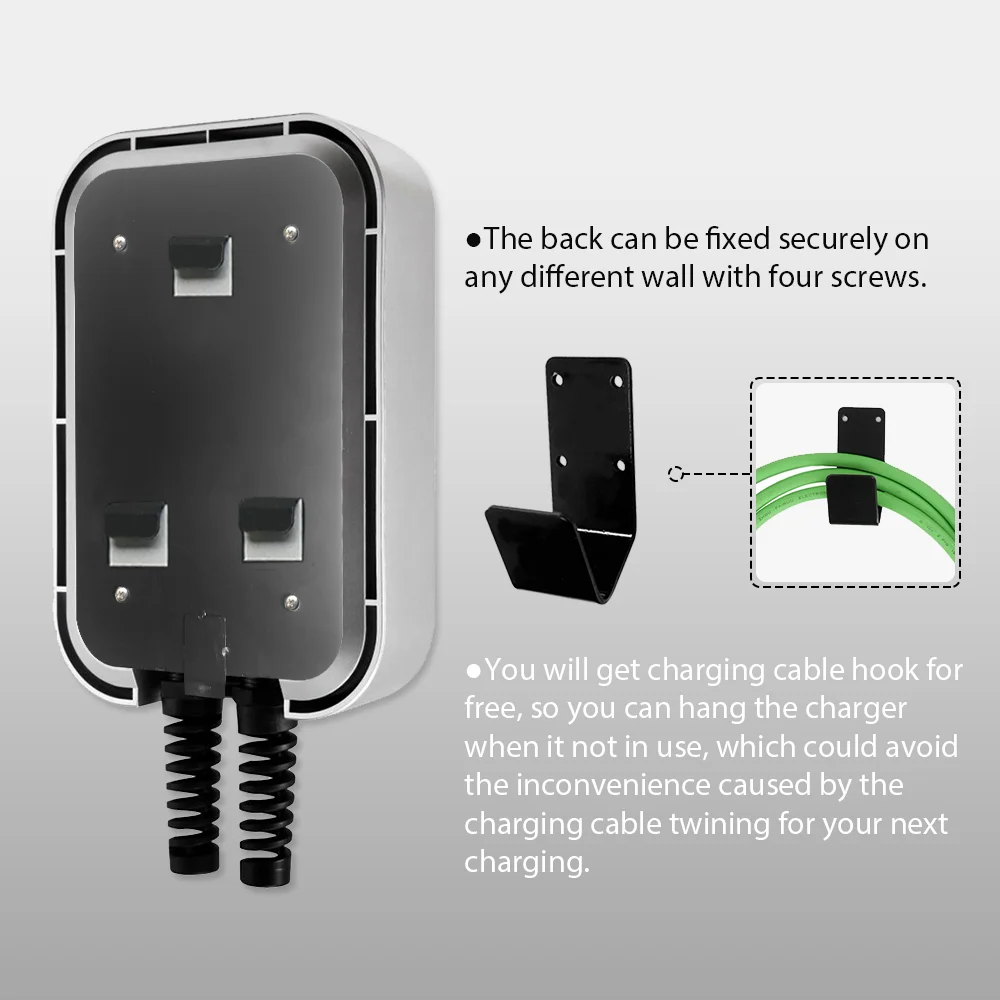Однофазный 32А 7,2квт EV Wallbox типа 2