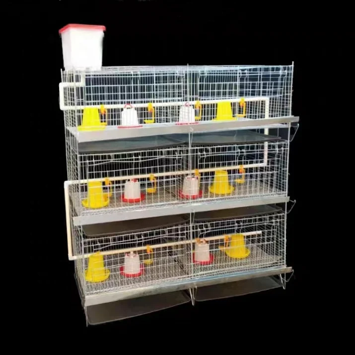 Hot sales A type 3 layer 4 door poultry chicken cage