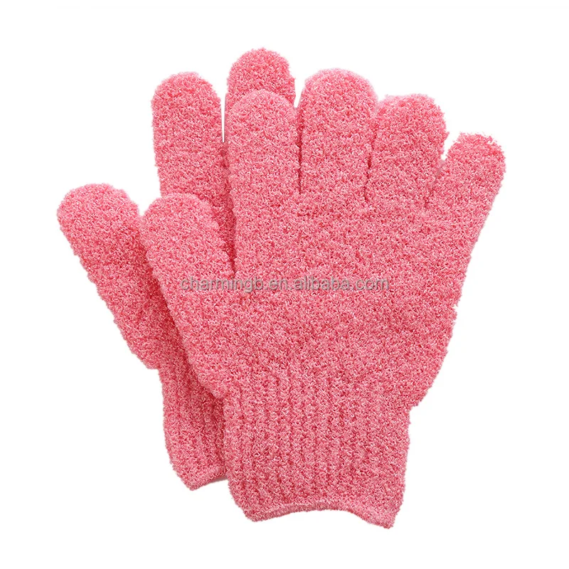 Turkish Bath Mitts Korean Eco Friendly Natural Viscose Fiber Exfoliating Bath Gloves Exfoliating For Body Spa Massage