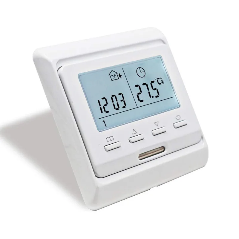 Home Floor Heating Thermostat with 7 Day Programmable Large LCD Display