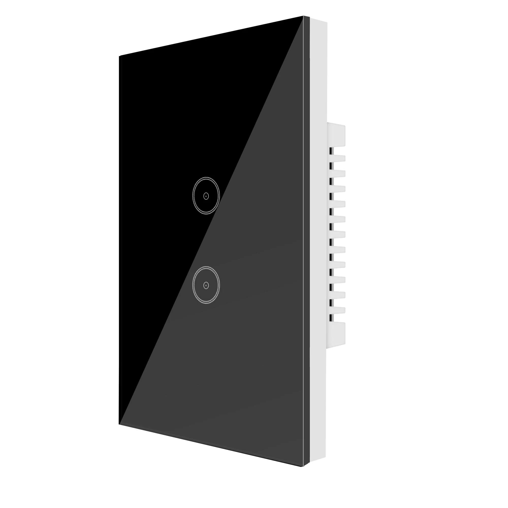  Умный настенный выключатель Xenon Wi-Fi Alexa echo стеклянная панель 2 клавиши цвет слоновой кости белый США сенсорный 110 В ~
