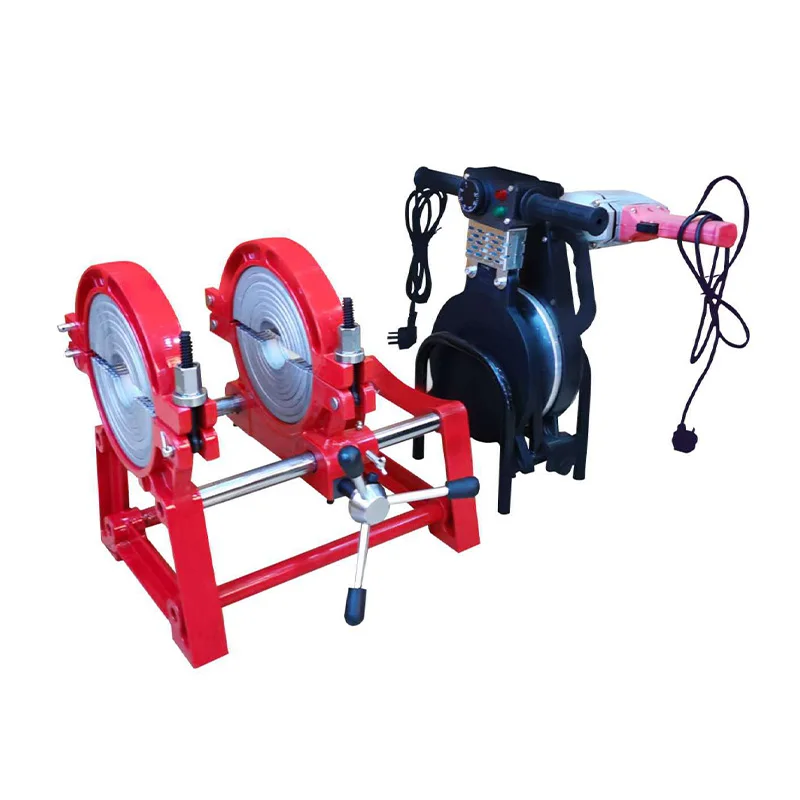 63-160/200/250 wire Manual PE pp hot melt flash hdpe butt fusion 3d bending welding machine for band saw blade pipe