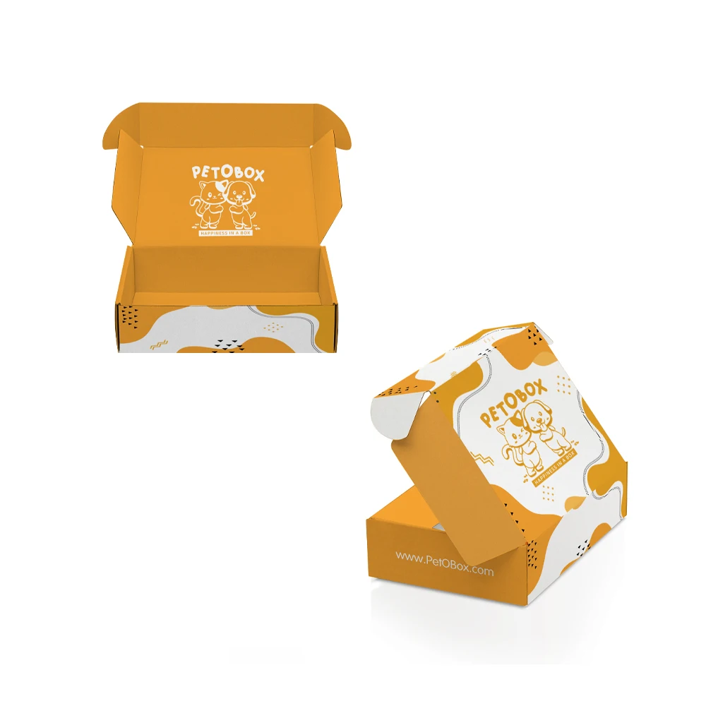 Wholesale Custom Logo Design Small Green Color 5x5x4 8x8x8 E Flute Corrugated Paper Cardboard Package Shipping Boxes