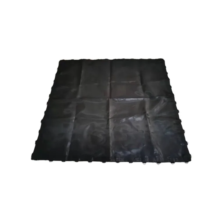 Custom Bungee jumping mat fabric colored trampoline mat